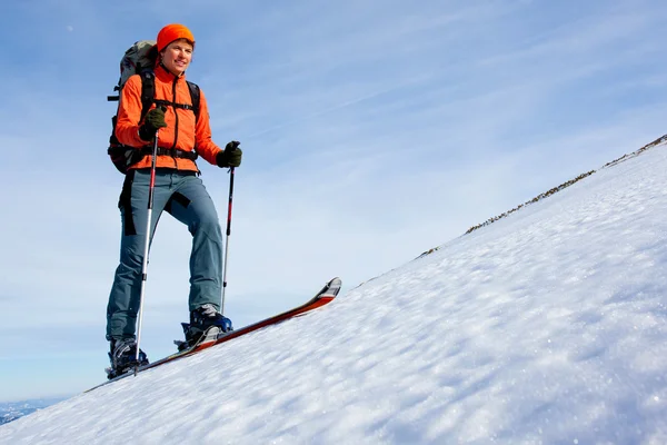 Skitouring — Fotografia de Stock