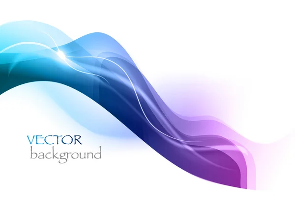 Modrá vlna — Stockový vektor