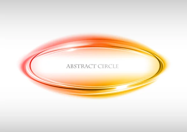 Rode cirkel — Stockvector