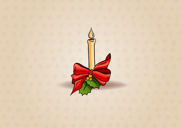 Simple candle — Wektor stockowy
