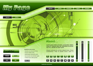 Web template clipart