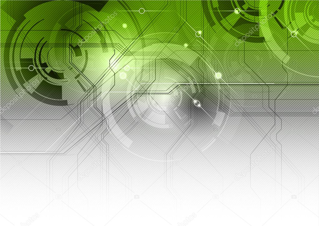 Green tech background
