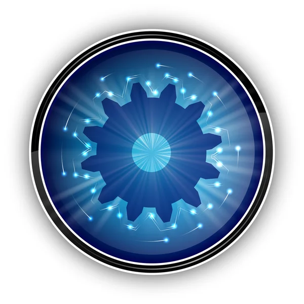Blauwe symbool — Stockvector