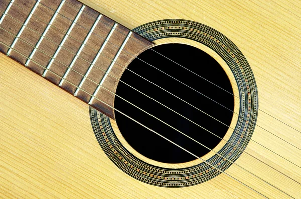 Gitara akustyczna - rezonansowe — Zdjęcie stockowe