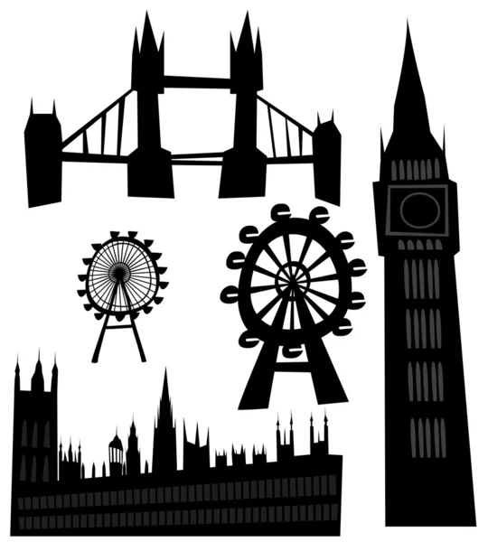 Вектор London пам'ятки — стоковий вектор