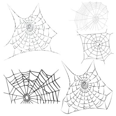 Cobwebs - vector clipart