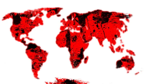 세계 지도-벡터 — 스톡 벡터