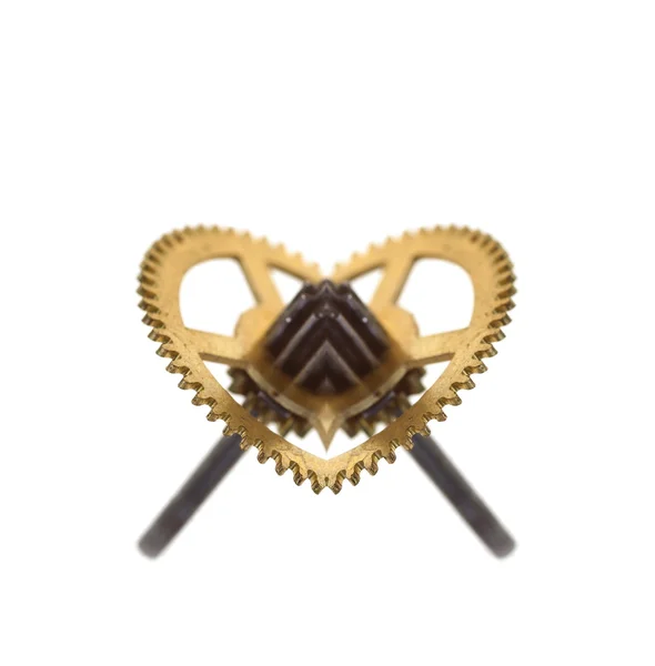 Cogwheel como coração — Fotografia de Stock
