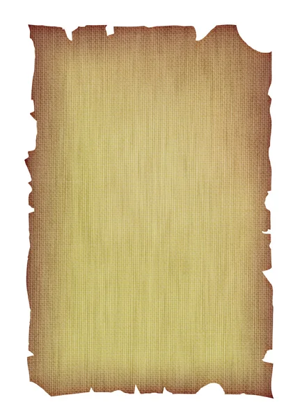 Vecchia pergamena stracciata — Foto Stock
