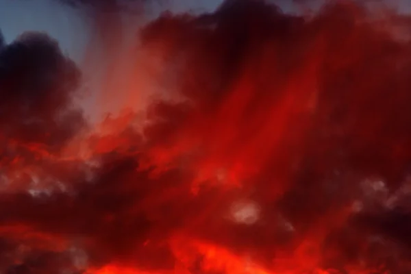 Rosiger Himmel — Stockfoto