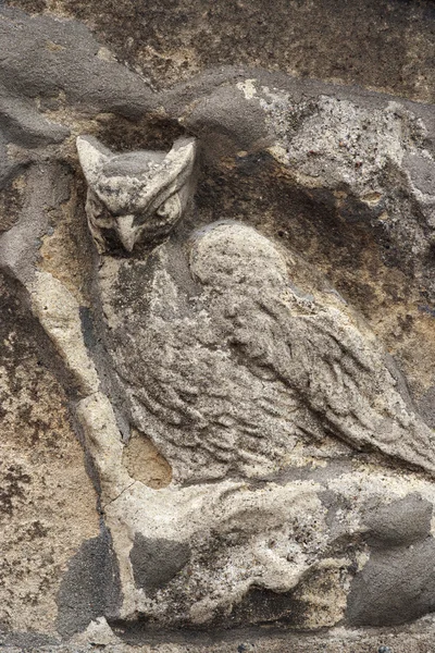 Owl - relief — Stock Photo, Image