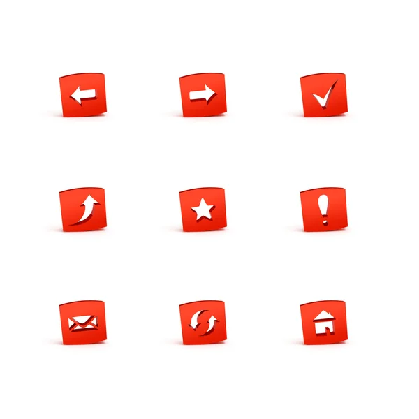 stock image 3d web icons