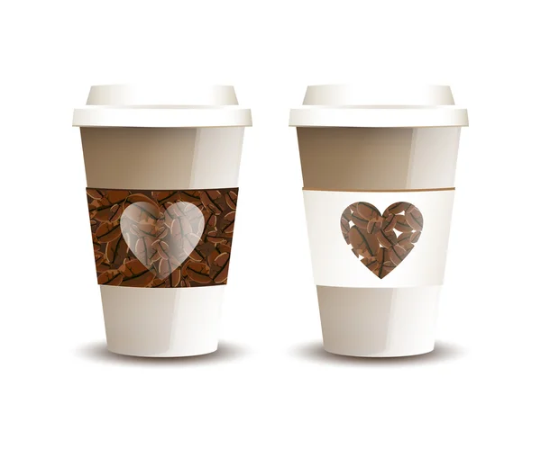 Amour café — Image vectorielle