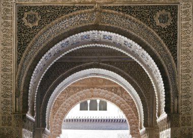 Alhambra arches clipart