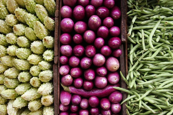 Vegetable triptych — Stock Photo, Image