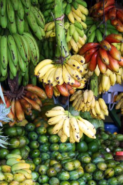 Banana display. clipart