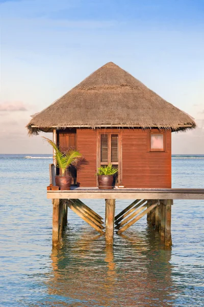 Maldiven villa — Stockfoto