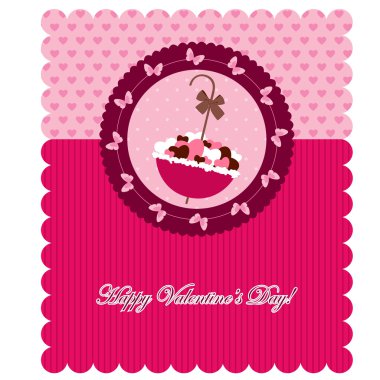 Valentine's Day card clipart