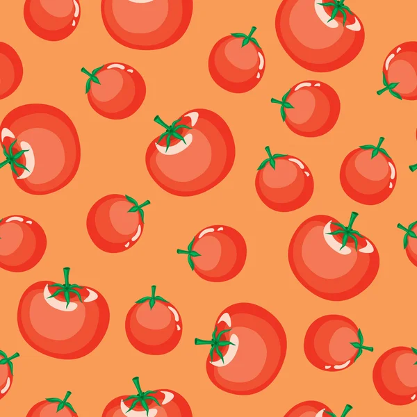 Fundo de tomate sem costura — Vetor de Stock