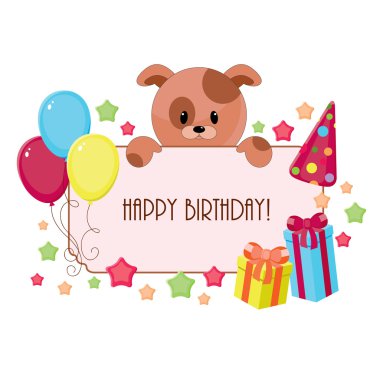 Birthday card clipart