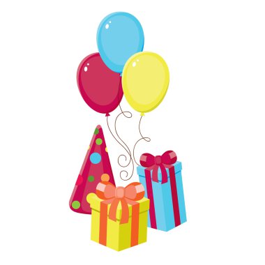 Birthday elements clipart