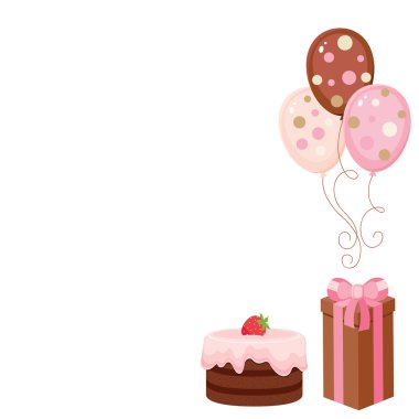 Birthday elements clipart