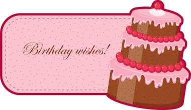 Birthday tag clipart