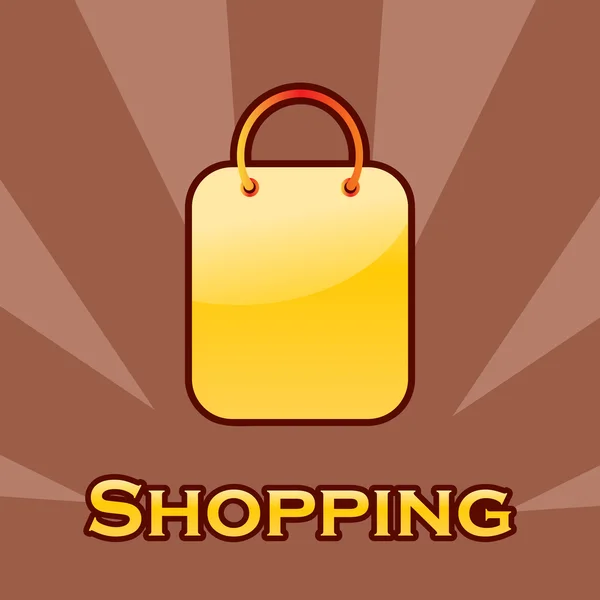 Symbol of shopping — Stock Vector