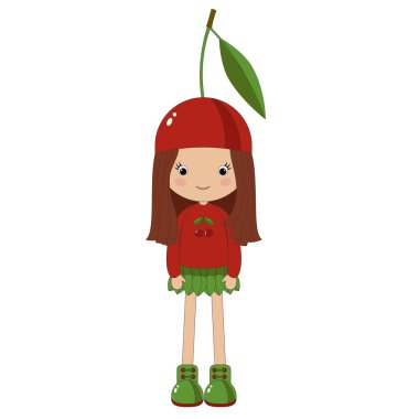 Cartoon girl clipart