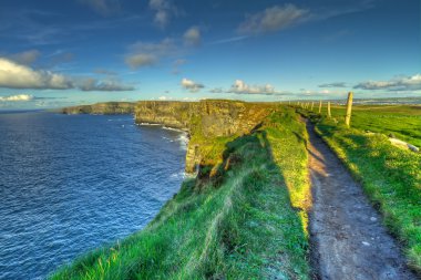 Cliffs of Moher in Co. Clare clipart