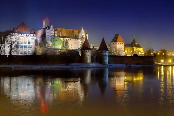 Castello di Marienburg a Malbork — Foto Stock