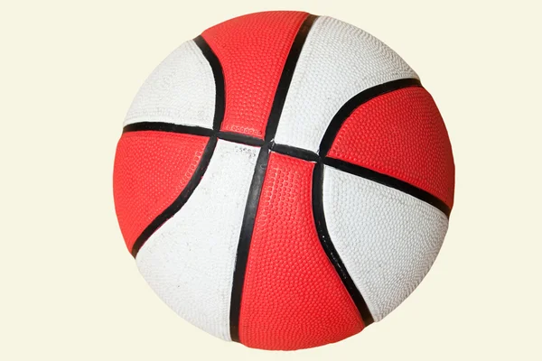 Red and white basketball — Stock Photo, Image