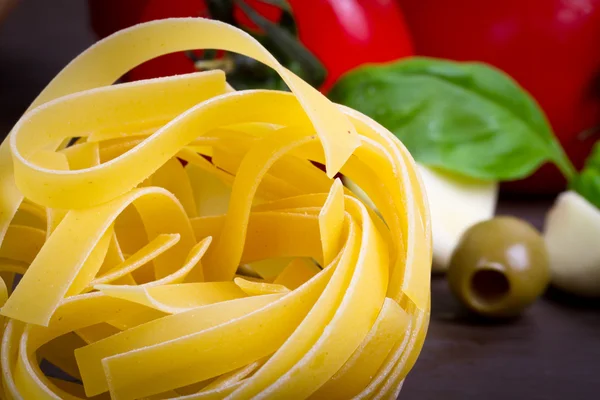 Koken pasta — Stockfoto