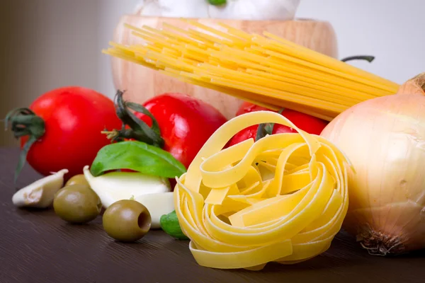 Pasta voor Italiaans koken — Stockfoto