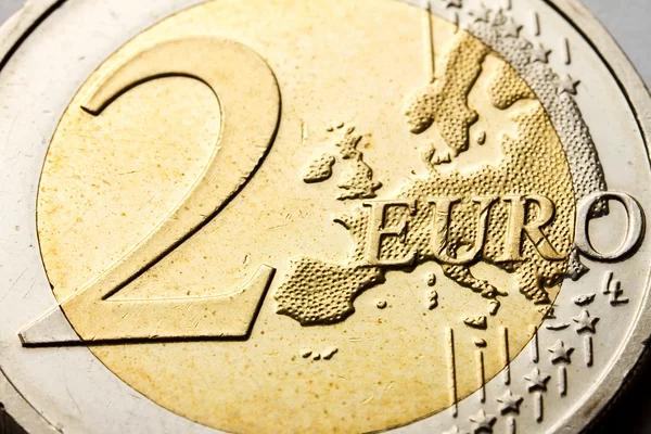 Δύο κέρματα ευρώ — Φωτογραφία Αρχείου