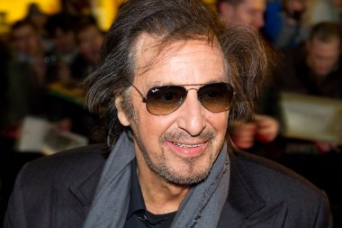 Al Pacino attend at premiere of his movie in Dublin clipart