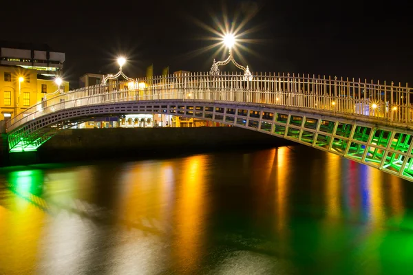 Η γέφυρα ha'penny στο Δουβλίνο — Φωτογραφία Αρχείου