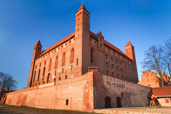 stock image Teutonic castle in Gniew