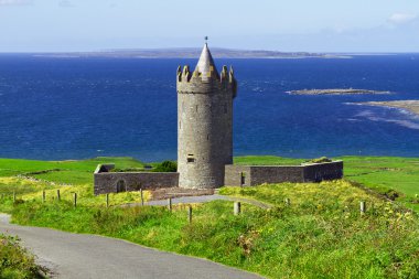 Doonagore castle near Doolin clipart