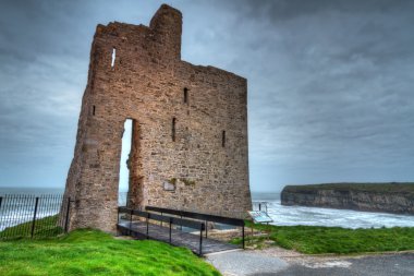 Ruins of Ballybunion castle clipart