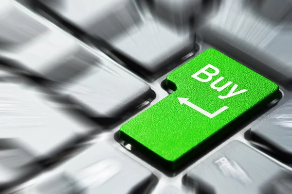 Buy button on the keyboard — Stock Photo, Image