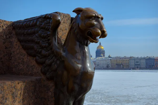 Griffin in St. Petersburg — Stock Photo, Image