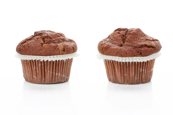Sjokoladebiter Muffin – stockfoto