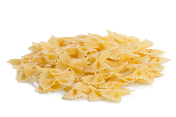 Italian pasta - Farfalle or bow tie pasta — Stock Photo, Image