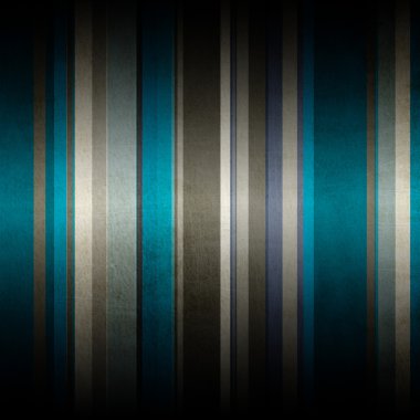 Blue, brown, white striped grunge background with a gradient s clipart