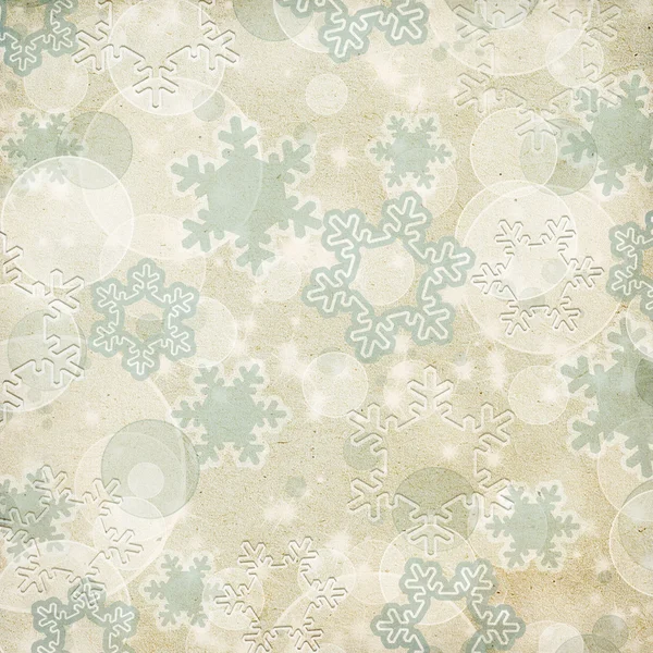 Vintage pattern with snowflakes — Stock Photo, Image