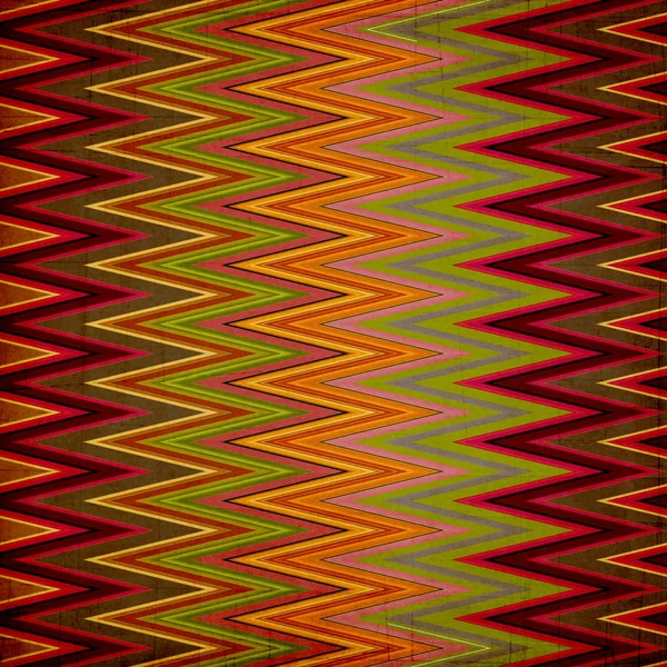 Eski püskü Tekstil arka plan parlak ve renkli zig zag st yapılan — Stok fotoğraf