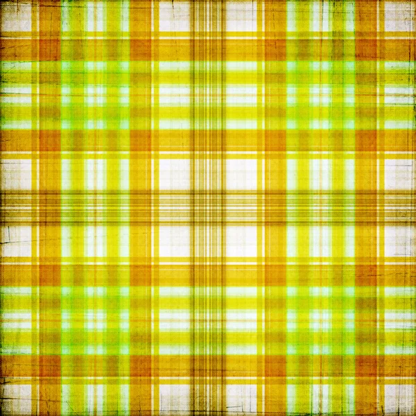 Yellow and green plaid seamless pattern — Stock Photo, Image