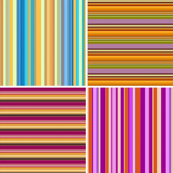 青、オレンジ、紫の色とレトロな縞模様のパターン — ストック写真