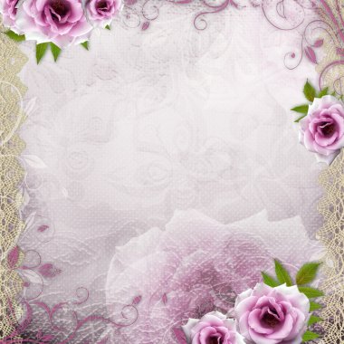 White beautiful wedding background clipart